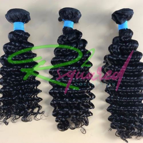 Our Deep Wave Curly texture is perfect for any Babe that loves spiral-type curls that bounce and behave all day long! This texture is daring and it gives any babe wearing it an exotic, natural curly look. We recommend wearing it in its naturally curly state, but it can be straightened. These yummy curls are a tight texture but looser than kinky curly hair extensions. Deep Wave Curly is raw, unprocessed, hair extensions that come in a natural brown/black color.